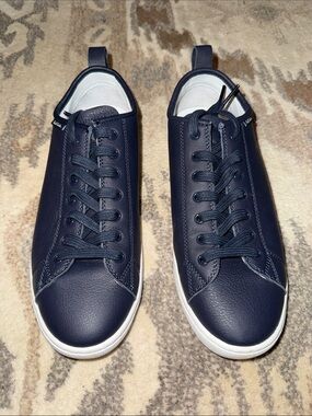 PS Paul Smith Men's Navy Leather Sneakers 8